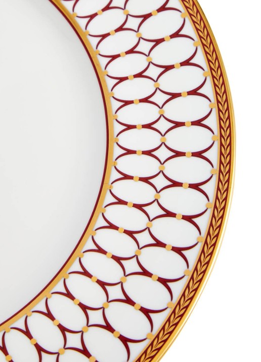 Wedgwood Renaissance Red dinerbord 27 cm - detail 5 rood