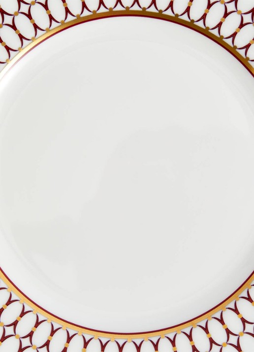 Wedgwood Renaissance Red gebaksbordje 18 cm - voorkant 4 rood