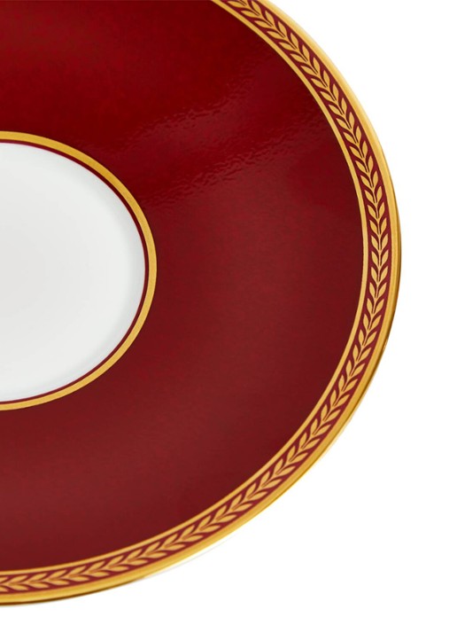 Wedgwood Renaissance Red theekopje en schotel 22 cl in giftbox - detail 2 rood
