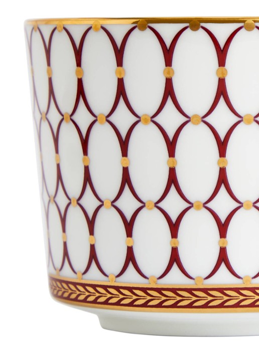 Wedgwood Renaissance Red theekopje en schotel 22 cl in giftbox - detail 3 rood