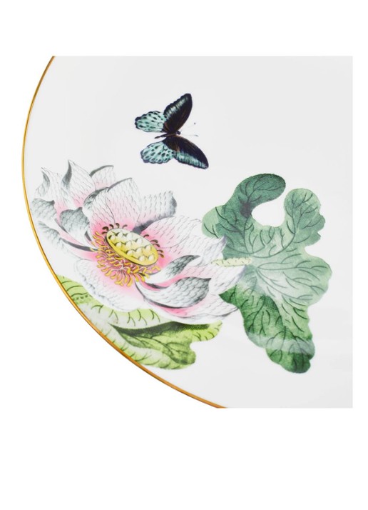 Wedgwood Waterlily Plate 27cm Bxd - achterkant wit