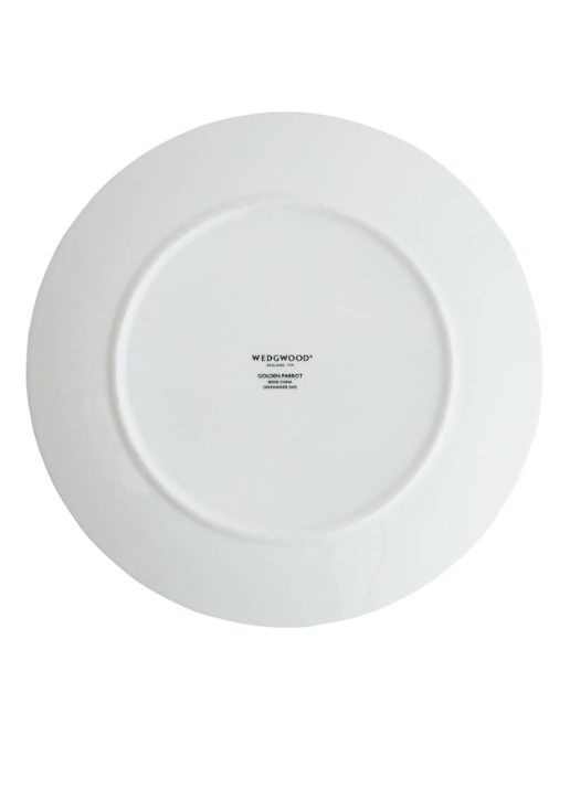 Wedgwood Wonderlust Golden Parrot ontbijtbord 20cm - detail 4 oranjerood