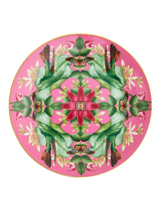 Wedgwood Wonderlust Lotus ontbijtbord 20 cm - detail 4 oudroze