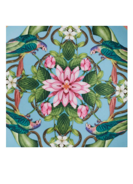 Wedgwood Wonderlust Menagerie ontbijtbord 20 cm - achterkant multicolor