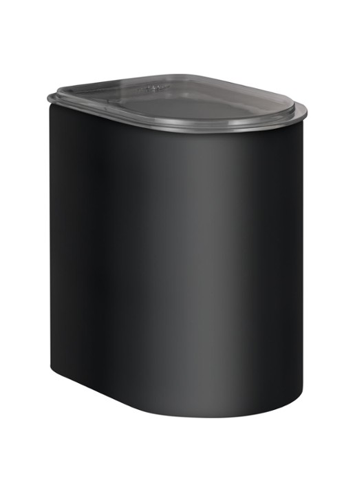 Wesco Loft voorraadpot 2 liter - voorkant zwart
