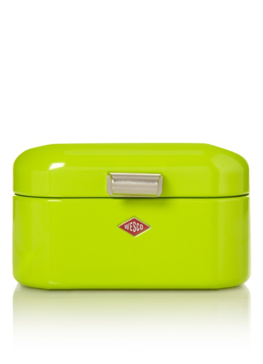 Wesco Mini Grandy bewaartrommel - voorkant lime