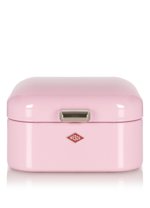 Wesco Mini Grandy retro bewaartrommel  - voorkant roze
