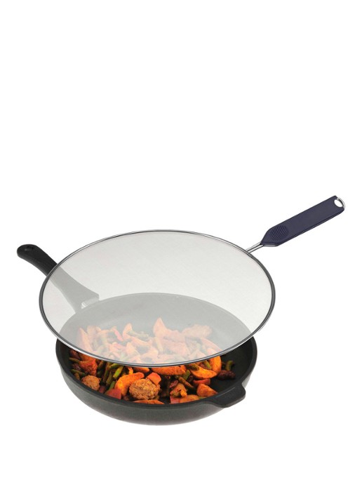 Westmark Anti-spat deksel 29 cm - voorkant 2 zilver
