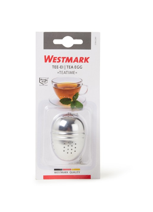 Westmark Drijvend thee-ei 3 cm - voorkant 5 zilver