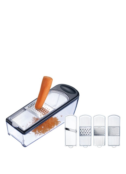 Westmark Multi-functionele rasp 4-delig - voorkant 6 wit