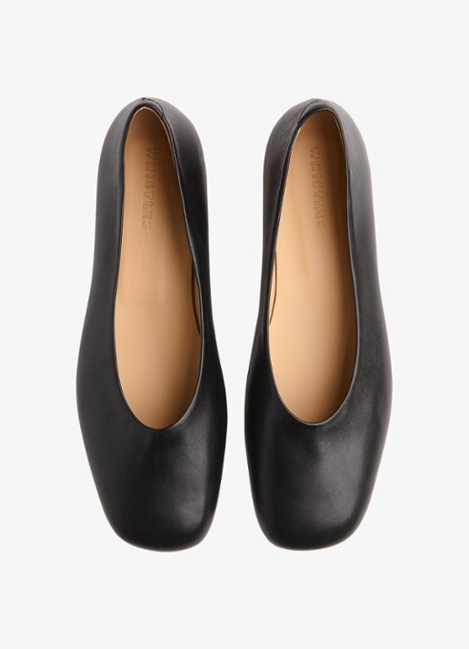 Whistles Ballerina van geitenleer