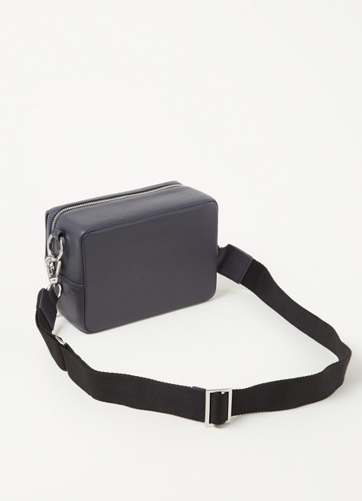 Whistles Bibi crossbodytas van leer - achterkant 2 royalblauw