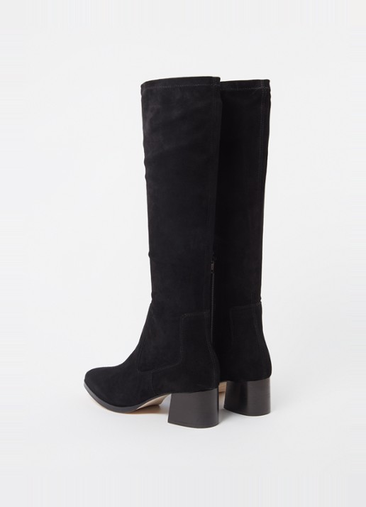 Whistles BlaireStretchKneeHighBoot - detail 3 zwart