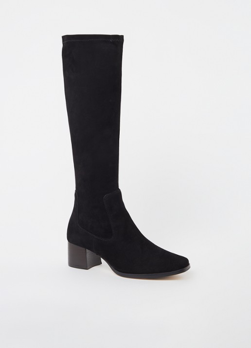 Whistles BlaireStretchKneeHighBoot - voorkant zwart