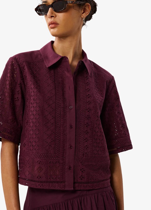 Whistles Blouse met broderie