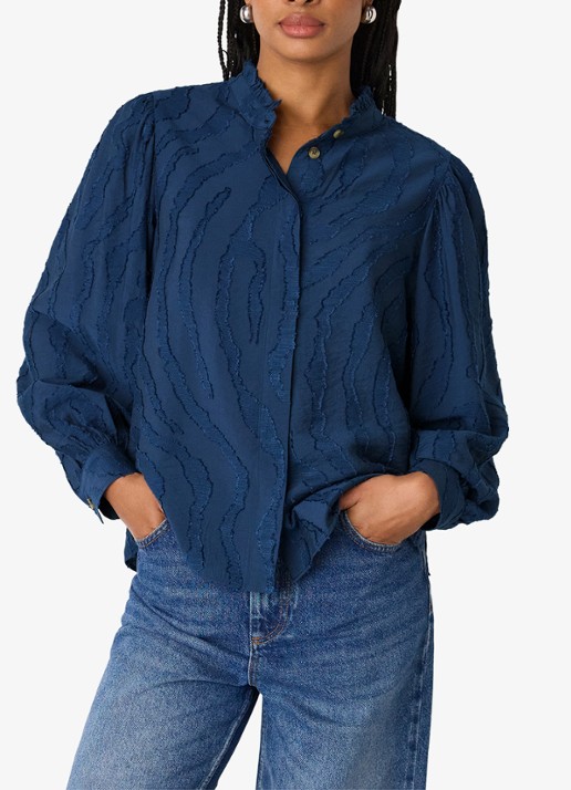Whistles Blouse met dierenprint