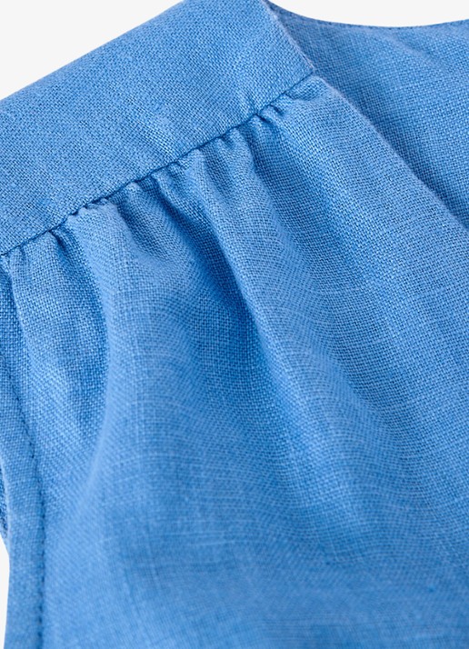 Whistles Blouse met V-hals - detail 6 blauw