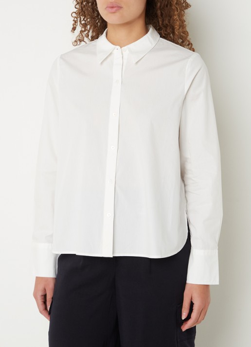 Whistles Boxy blouse met stretch