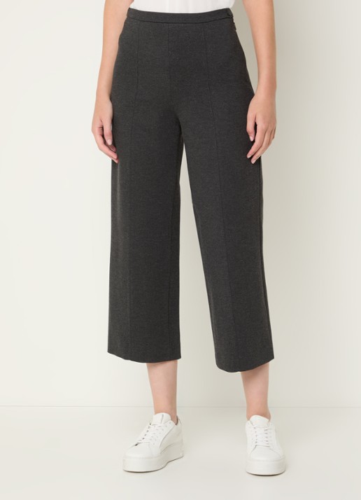 Whistles Camilla high waist cropped loose fit broek met stretch
