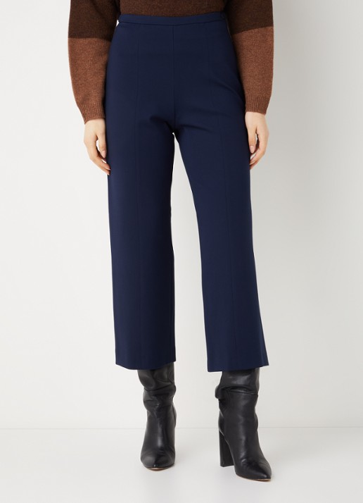 Whistles Camilla high waist wide fit cropped pantalon