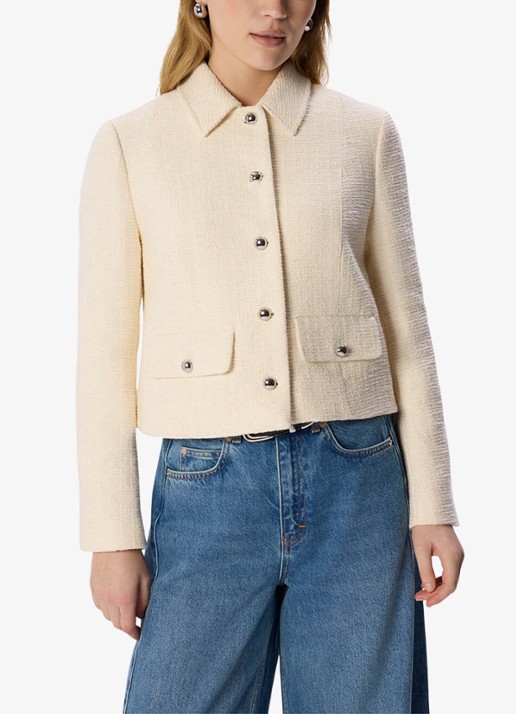 Whistles Cropped jack van blouclé