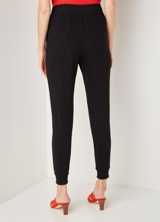 Whistles Easy Jersey skinny fit joggingbroek - achterkant zwart