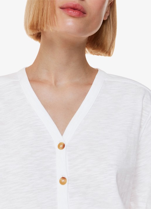 Whistles Ella blouse met gemêleerd dessin - detail 3 wit