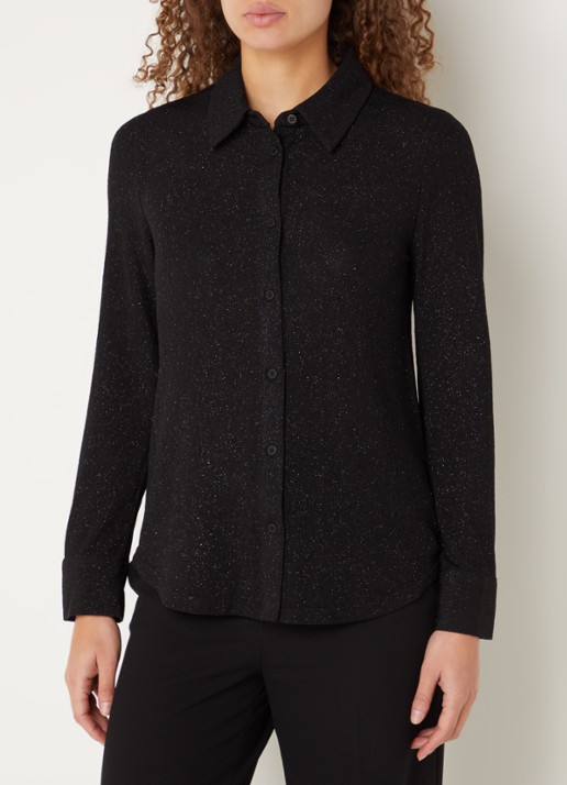 Whistles Eva blouse met lurex
