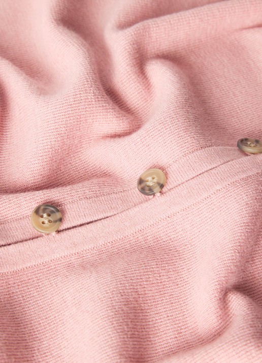 Whistles Fijngebreide top met V-hals - detail 3 roze