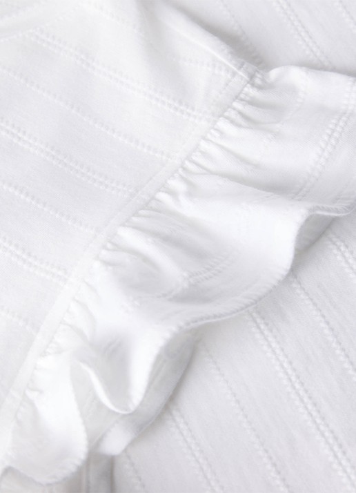 Whistles Frill top met broderie  - detail 6 wit