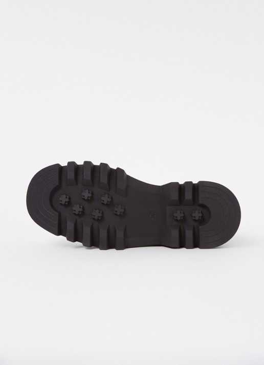 Whistles Hatton chelsea boot van leer - detail 4 zwart