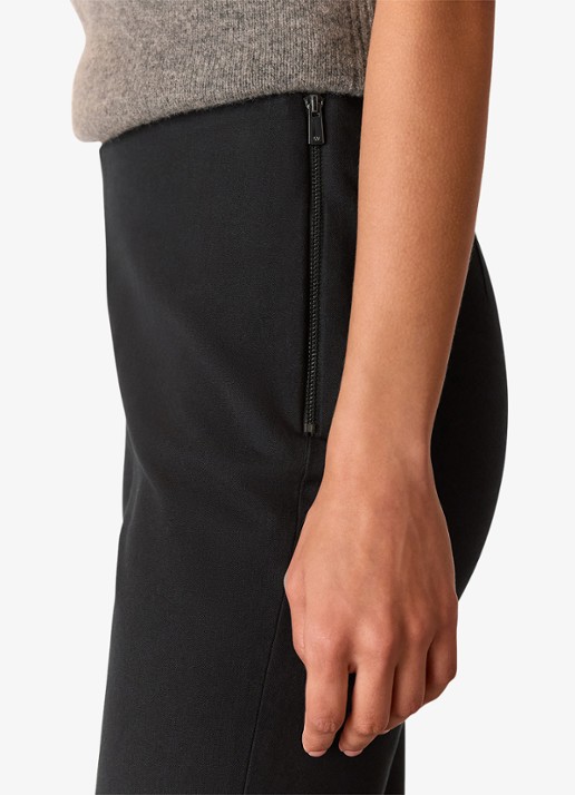 Whistles High waist skinny fit broek met stretch - detail 4 zwart