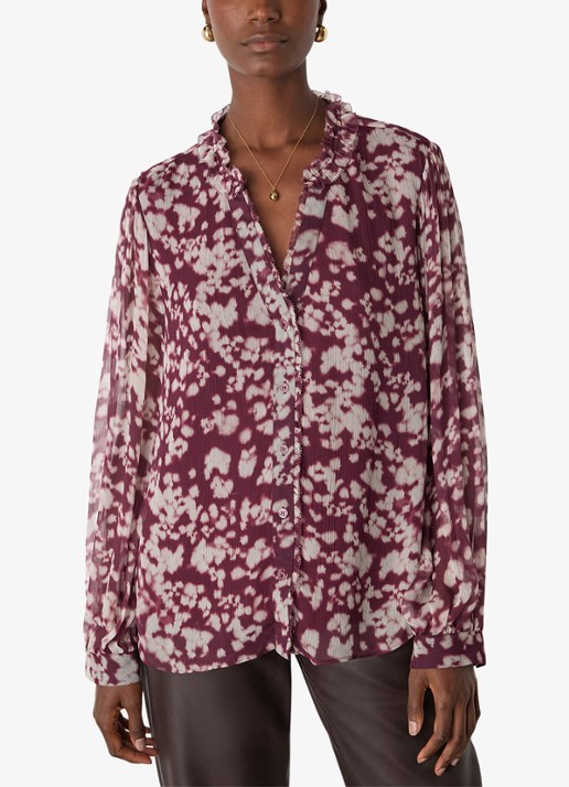 Whistles Inky blouse met V-hals