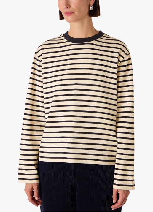 Whistles Longsleeve met streepprint
