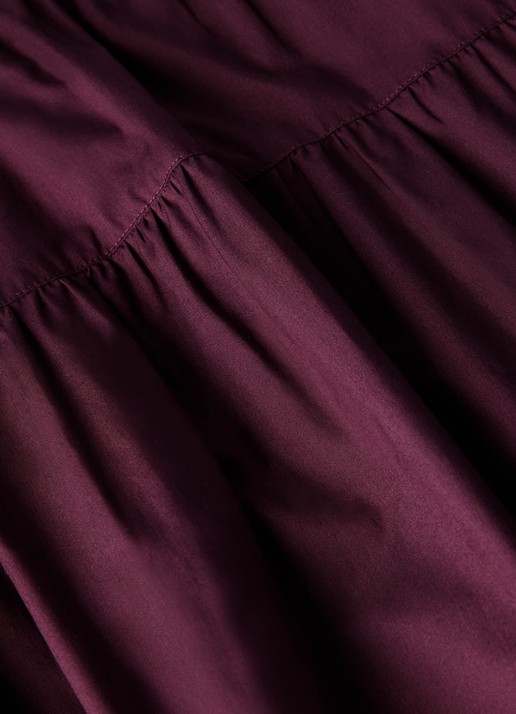 Whistles Midi A-lijn rok met plooien - detail 3 paars