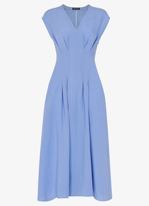 Whistles Midi jurk met steekzakken