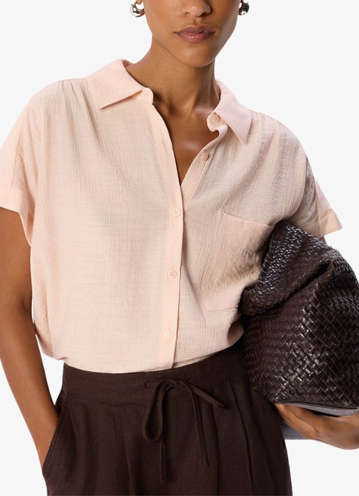 Whistles Nicola blouse met structuur
