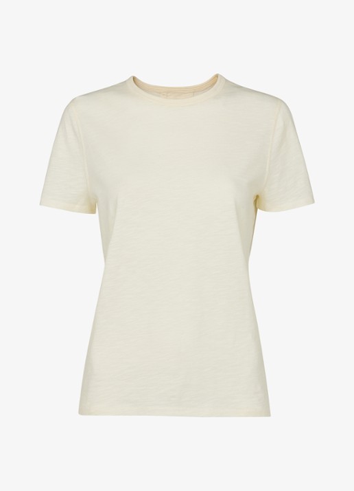 Whistles Posie T-shirt met gemêleerd dessin - voorkant 2 creme