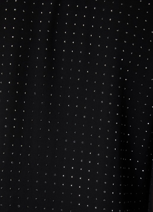 Whistles Semi-transparante blouse met strass - detail 5 zwart