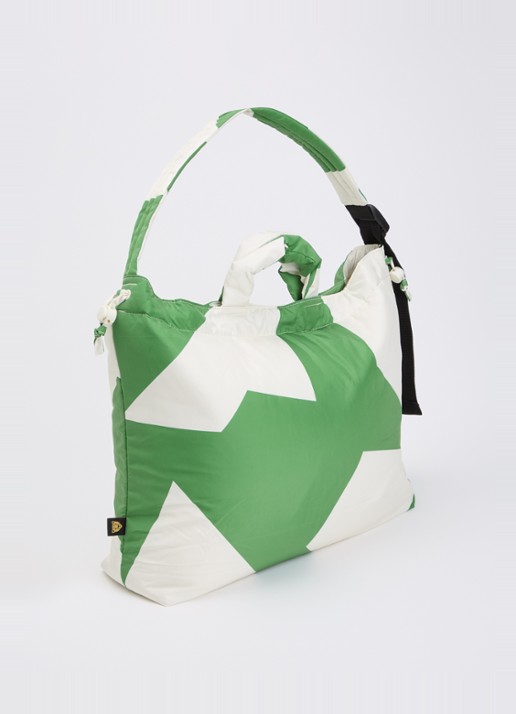 Wildride Luiertas met logo - achterkant 5 groen