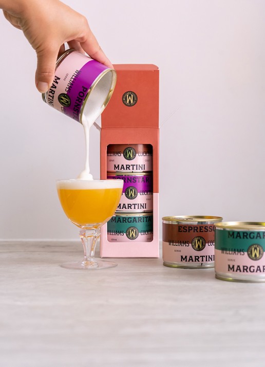 Williams Cocktails Williams Cocktail giftbox 3-pack - detail 3 roodbruin