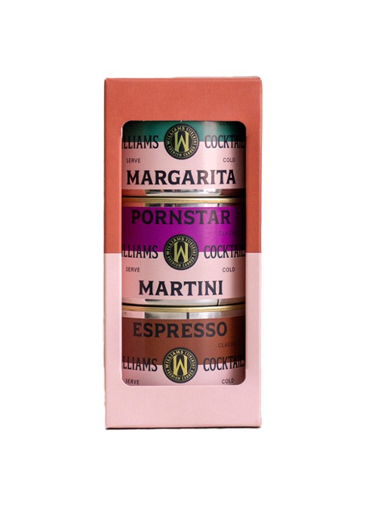 Williams Cocktails Williams Cocktail giftbox 3-pack