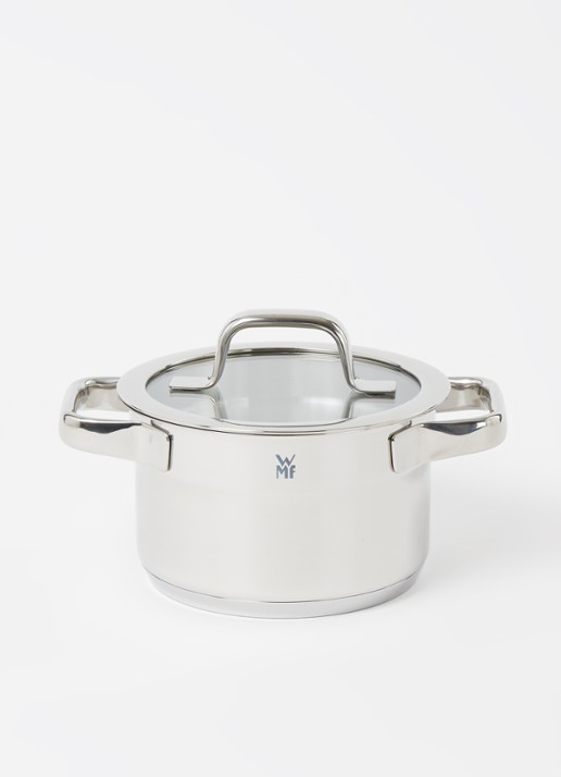 WMF Compact Cuisine kookpan Ø16 cm - voorkant 2 zilver