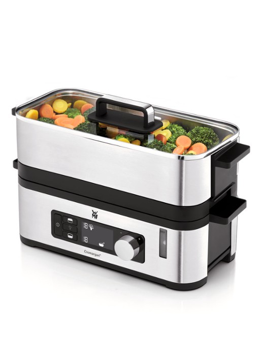 WMF KITCHENminis Vitalis E stoomkoker 415090011 - voorkant 7 roestvrijstaal