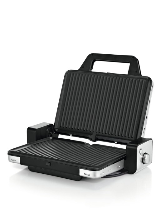 WMF LONO contactgrill + tafelgrill 2-in-1 - detail zilver