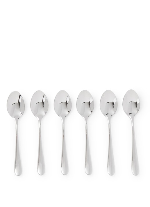 WMF Merit espressolepel set van 6
