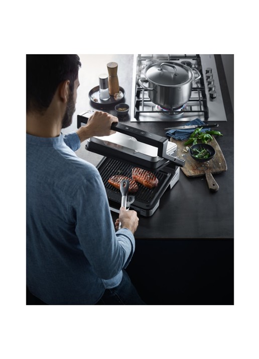 WMF Profi Plus Contact grill 0415560011 - voorkant 2 zilver