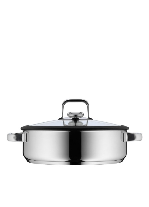 WMF Vitalis Aroma stoompan 28 cm - detail 2 zilver