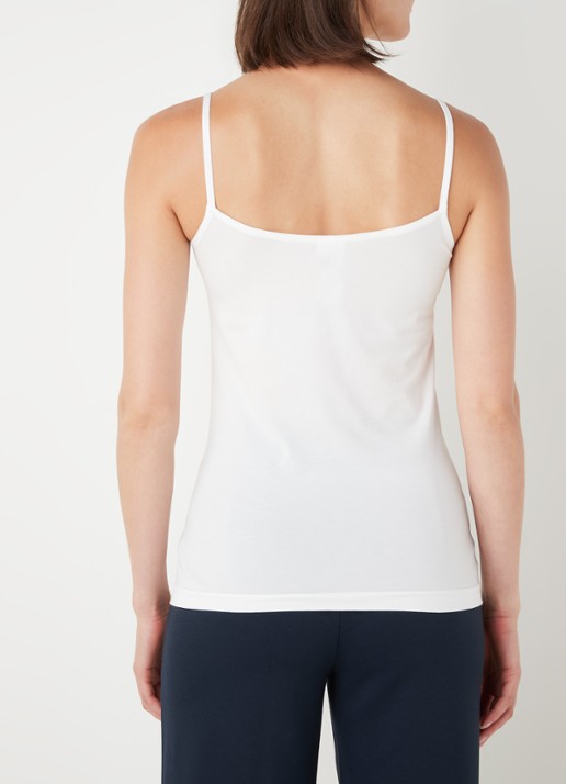 Wolford Aurora Hawaii spaghetti top - achterkant 2 wit