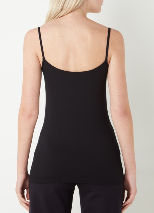 Wolford Aurora Hawaii spaghetti top - achterkant 4 zwart